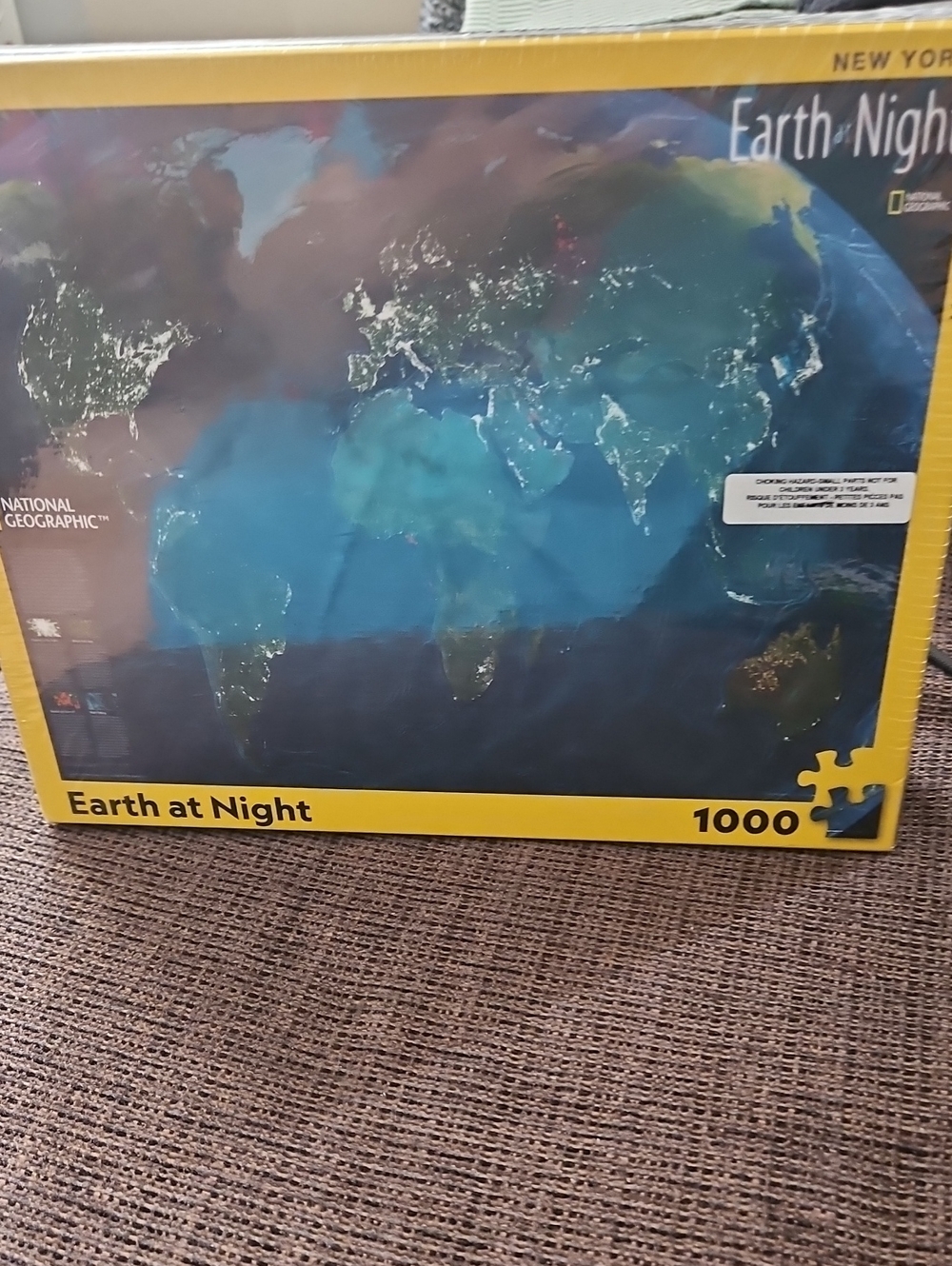 National Geographic Earth At Night Puzzle Jigsaw 1000 Pieces
